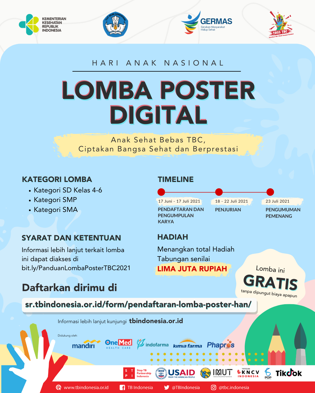 Lomba Poster Digital "Hari Anak Nasional" - tbIndonesia.or.id